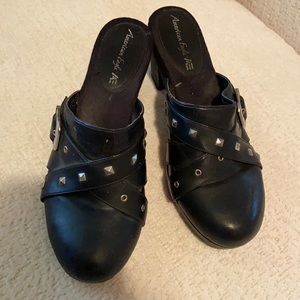 Black clogs w studs size 9.5 from American eagle